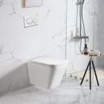 Enox 66 Rimless Wall Hung Toilet Pan Only Enox 66 Rimless Wall Hung Toilet Pan Only